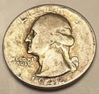 1942 P 🇺🇸 Washington 90% Silver Quarter - Combined Shipping - Lot D3