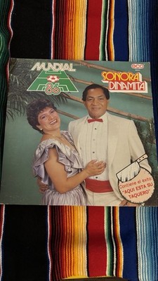 Sonora Dinamita ''Mundial 86'' ''Aqui Esta Su Taquero'' 1986 Lp Excellent Condition!