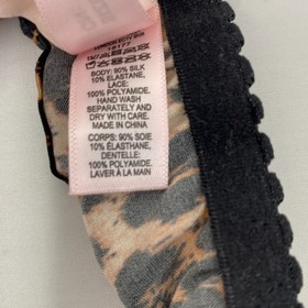 Agent Provocateur Molly Leopard Silk Suspender AP3 Medium