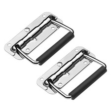 Edelstahl Klappgriff 110mm Silber für Toolbox & Tür Hochbelastbar