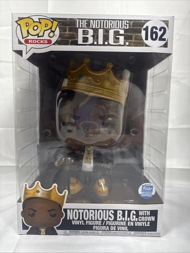 POP! ROCKS THE NOTORIOUS BIG #162 TEN INCH JUMBO FUNKO SHOP EXCLUSIVE JJ0227JW