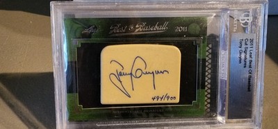 2011 Leaf Best of Baseball Cut Signatures Tony Gwynn