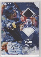 2018 Diamond Kings DK Originals Materials Holo Silver 95/99 Ozzie Albies fm5