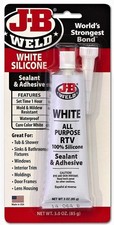 Durable 3 oz. White RTV Silicone Sealant   Perfect for All Household Projects