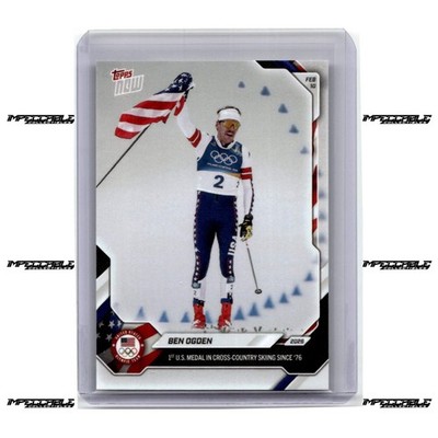 2026 Topps Now Winter Olympics - #6 Ben Ogden /692 1st Medal Since '76
