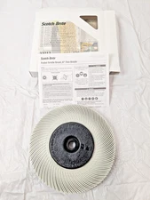 3M Scotch-Brite Radial Bristle Brush T-C P120 6" x 7/16" x 1" 33212