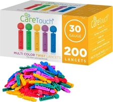 Lancets for Diabetes Testing – 30 Gauge Sterile Single-Use Diabetic Lancets for