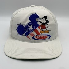 Vintage Disney Mickey Mouse USA Snapback Hat Cap Goofy's Hat Co. Made in USA