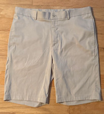 Slazenger Khaki Bermuda Golf Shorts - Men's Size 34