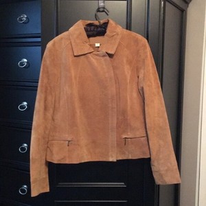 light brown suede jacket