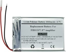 1000mAh 3.7V Amplifier Replacement Battery For FIIO E17, E7