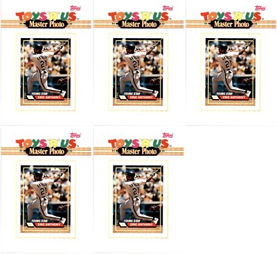 (5) 1993 Stadium Club Toys ''R'' Us - Master Photo 5'' X 7'' Eric Anthony Lot