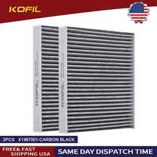 2/ Cabin Air Filters For Kenworth Peterbilt replace X1987001 CAF1815P PA30093