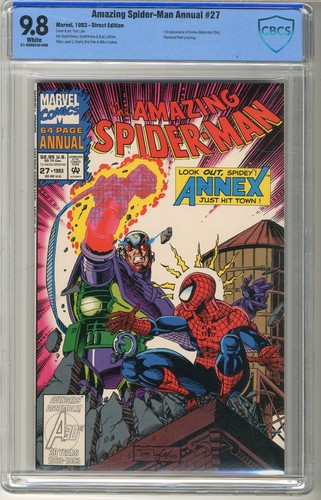 Amazing Spider-Man  Annual  #27  CBCS  9.8  NMMT  1993  White pgs 1st App. Annex