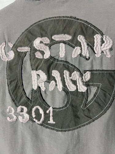 Rara giacca vintage G-Star RAW grande logo asimmetrico cerniera uomo taglia L - Foto 3 di 22