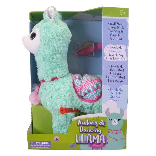 2020 Animated Walking & Dancing Llama Plush Pet Animal Interactive