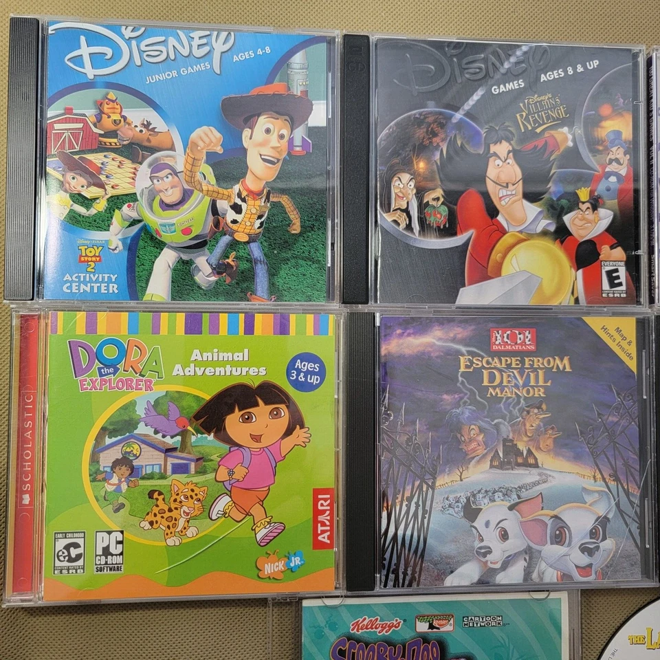 11 Vintage Kid Game Software 1997 to 2004 Disney Junior Games Toy Story 2 & MORE - Image 2 of 4
