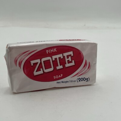 Zote Pink Laundry Soap Washing Clothes Detergent 7 oz 200g