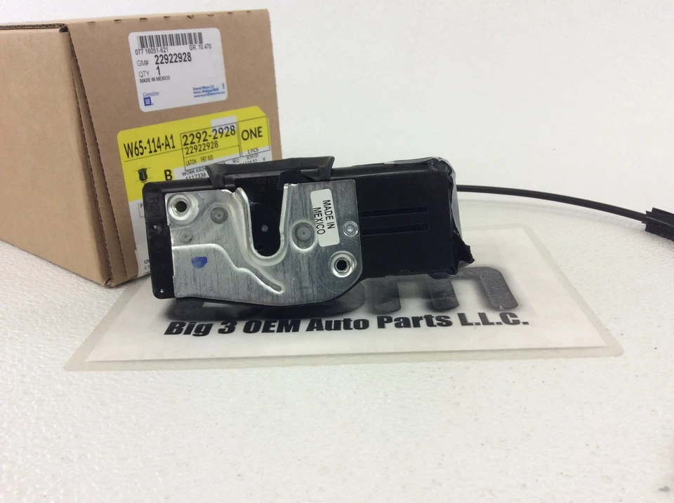 2008-2014 Cadillac CTS Front RH Passenger Side Door Lock Latch Actuator new OEM - Image 3 of 4