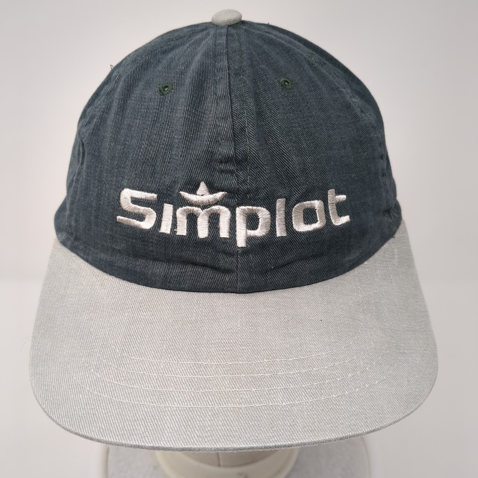 Simplot Slideback Hat Gray One Size Adjustable Em… - image 2