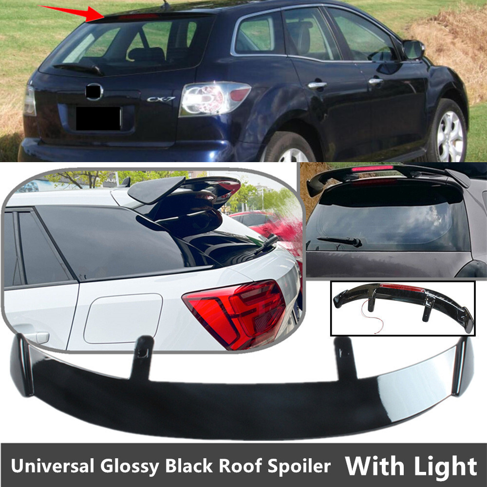 Universal For 2007-2012 Mazda CX-7 Rear Window Roof Spoiler Tail