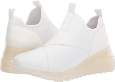 Steve Madden womens Crymson Sneaker, White, 7.5 US