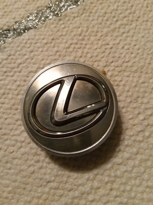 Lexus OEM Satin Chrome Plastic 2 1/2'' 2.5'' 65mm Center Cap Hub Dust Cover PC+ABS