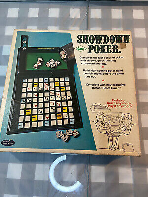 Showdown Poker by E.S. Lowe Vintage 1971 Edition Portable 