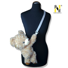 Teddybär als Rucksack Handtasche Umhängetasche Schulterriemen aus Plüsch süss