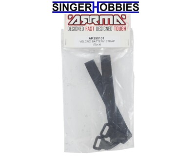 ARRMA ARAC9409 AR390101 Hook & Loop Battery Strap (2) NEW IN PACKAGE HH