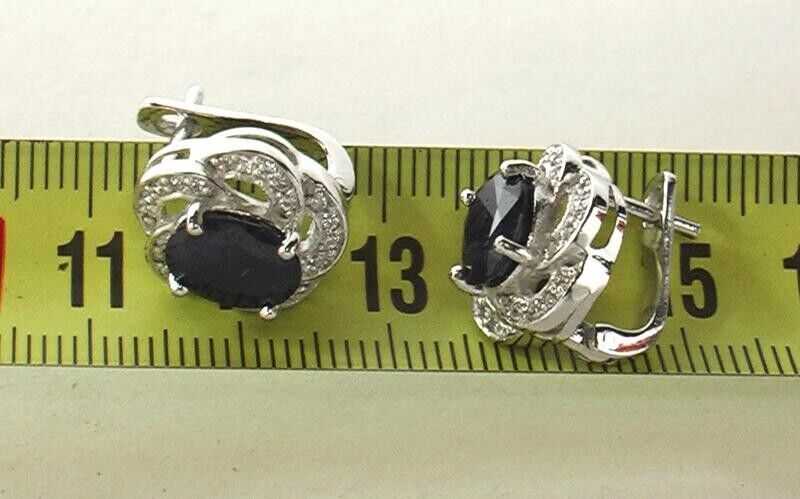 Lot De 8 Bagues + 1 Paire De Boucles D’oreilles En Argent Sterling 925 – 80g Total – Occasion Bon état