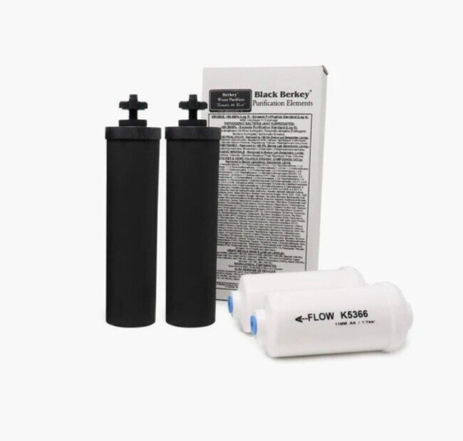 Berkey Black BB9-2 purificateur d'eau avec 2 filtres PF-2 fluorure