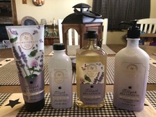 Bath  Body Works-Steeped Relaxation-Lavender Mint Tea-Bundle of 4