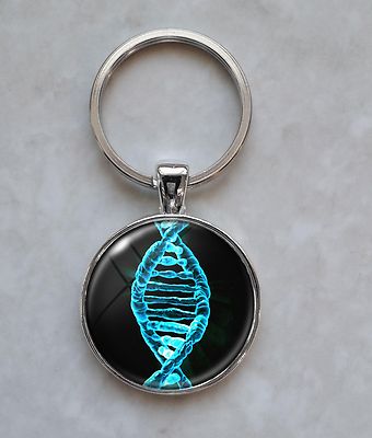 DNA Genetics Genetic Code Gene Science Biology Nerd Keychain