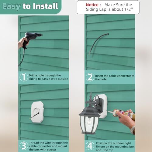 Ring Doorbell Siding Mount White Vinyl Siding Mounting Block