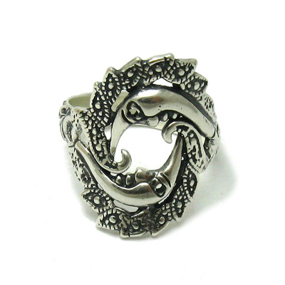 Genuine Sterling Silver Ring Two Moons Solid Hallmarked 925 Handmade