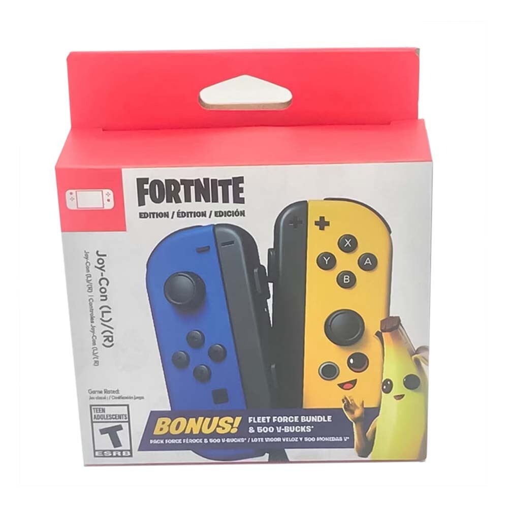 Nintendo Switch JoyCon Controllers Pair Fortnite Editions Blue