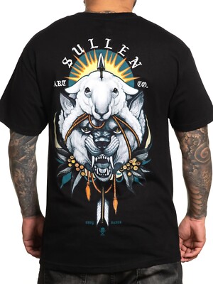 Sullen Men's Sheep Short Sleeve T-shirt Wolf in Sheep's Clothing Tattoo Tee