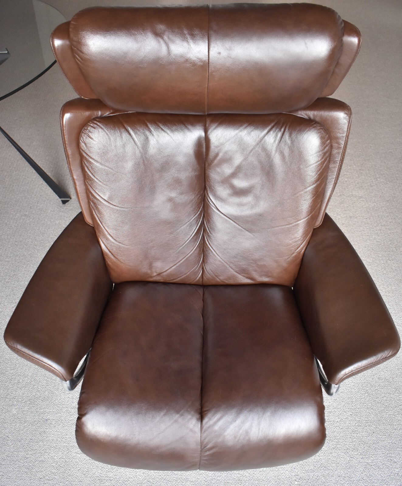 Ekornes Stressless Magic Signature Medium Size Leather Recliner Chair