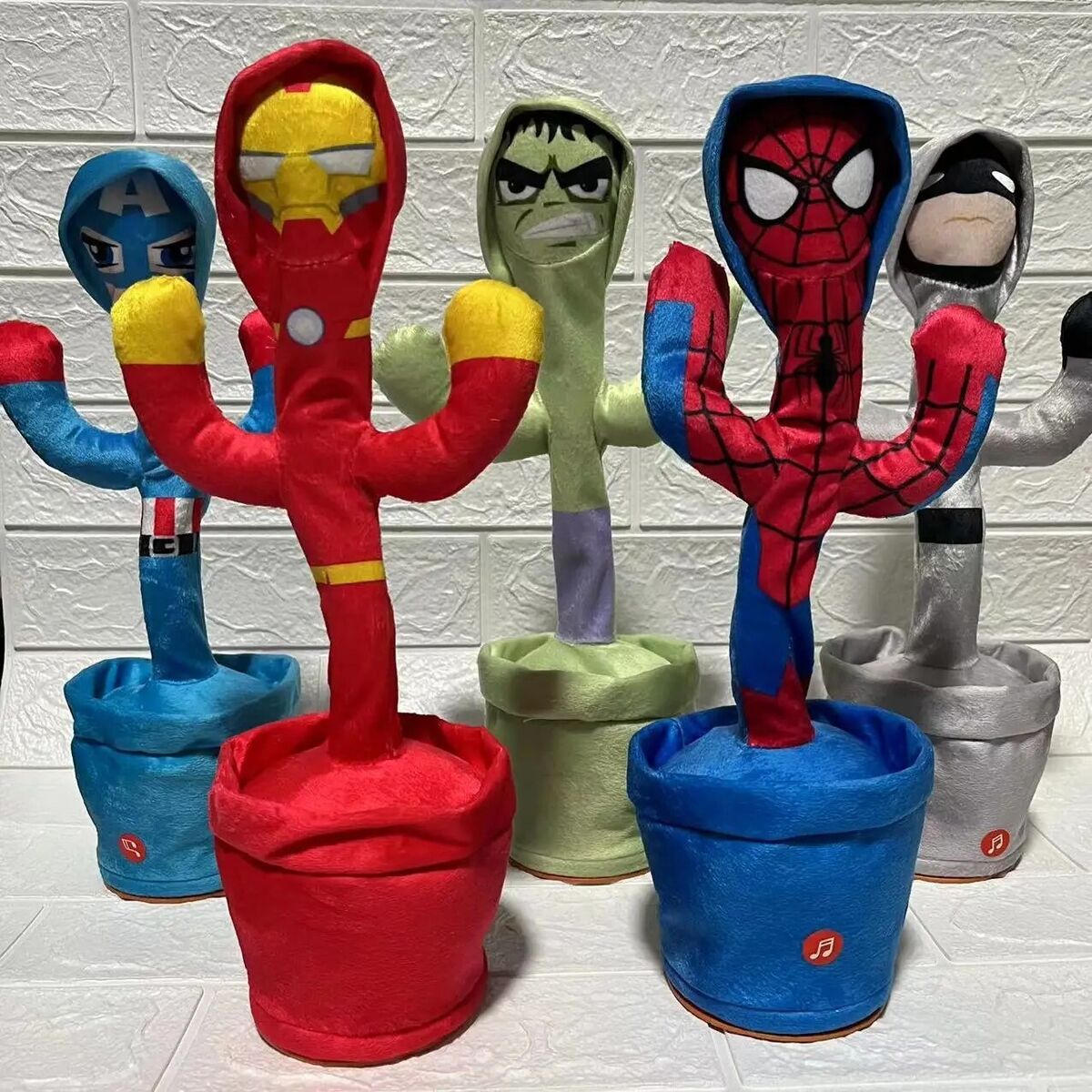 Spiderman Talking Toy Dancing Cactus Doll Marvel Avengers Speak Talk Sound Recor