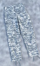 US Military Pants Small Long Green Army Combat Trouser ACU Digital Camo Digicam