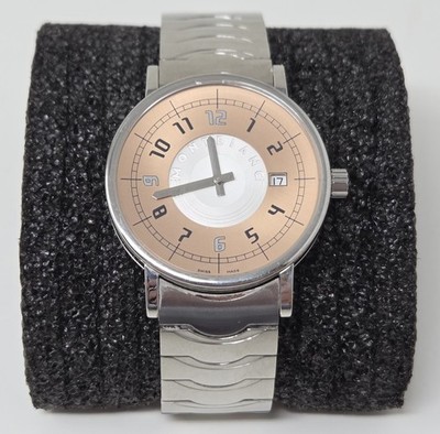 Montblanc Summit Model 7045 Quartz Watch w/ Stainless Steel & Copper-Toned Dial