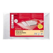 Herlitz easy cover Buchumschlag, transparent, f&uuml;r alle g&auml;ngigen Buchformate, 5