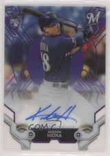 2019 Topps High Tek High Tek Auto Purple 55/99 Keston Hiura #HTA-KH Auto 0bz