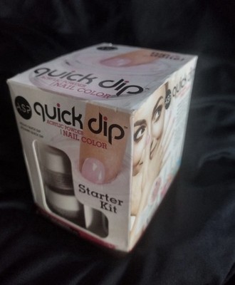 ASP Quick Dip Powder Nail Kit Starter Set Acrylic Dip Pink Nude Colors READ