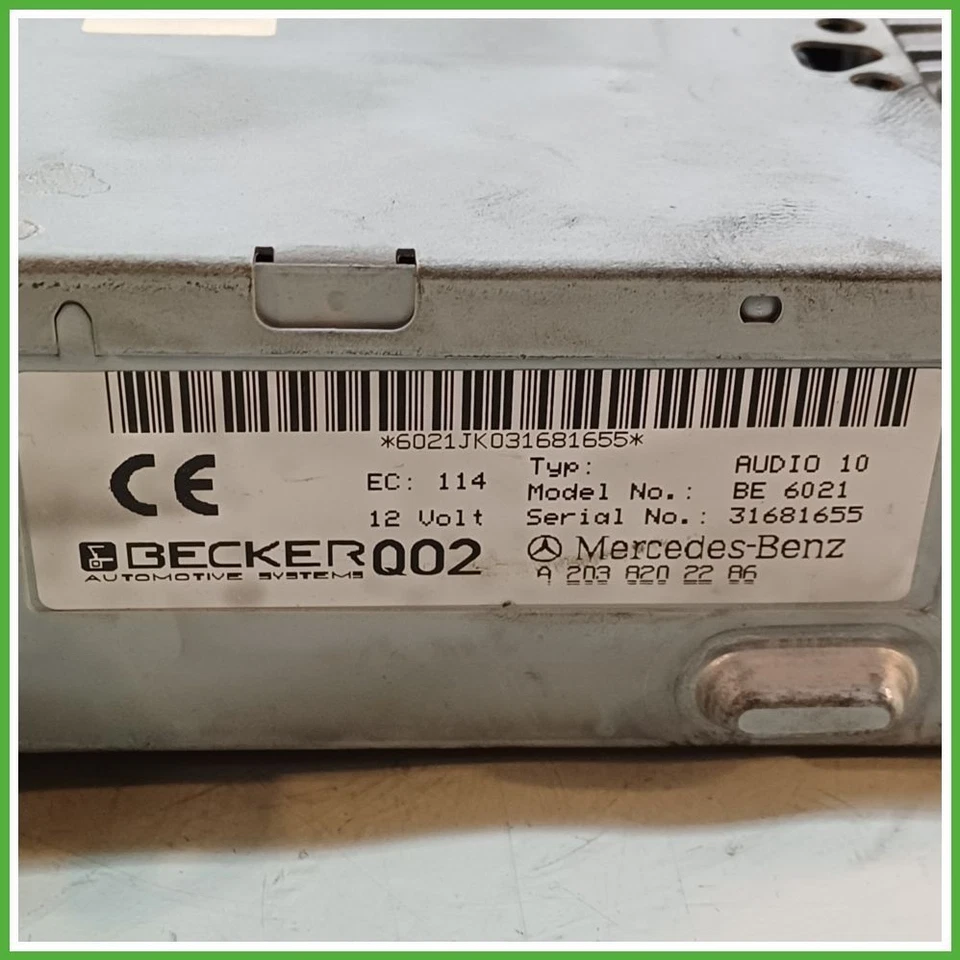 Autoradio MERCEDES-BENZ Classe C Sportcoupé C203 CDI A2038202286 2001 2008 - Immagine 4 di 4