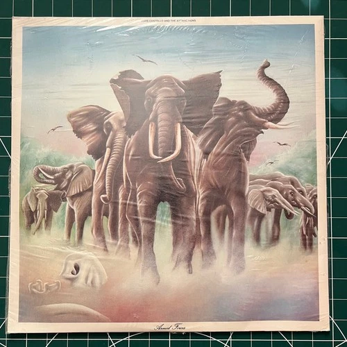 ELVIS COSTELLO ARMED FORCES LP with E.P SEALED !  GERMANY 1979  barney bubbles