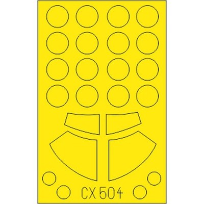 EDUARD CX504 MASK B-2A MODELCOLLECT 1/72