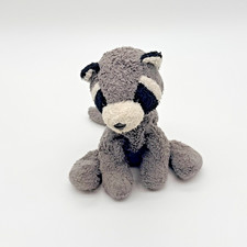 Russ Berrie Racky Raccoon Plush Luv Pets 5" Soft Stuffed Bean Bag Animal Toy zoo
