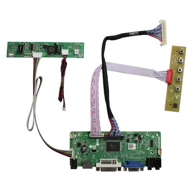 VSDISPLAY VGA DVI Audio LCD Controller Board for 21.5'' 23.8'' 1920x1080 30Pin ...